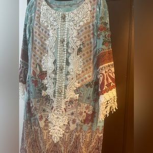 Pakistani designer Sobia Nazir lawn suit